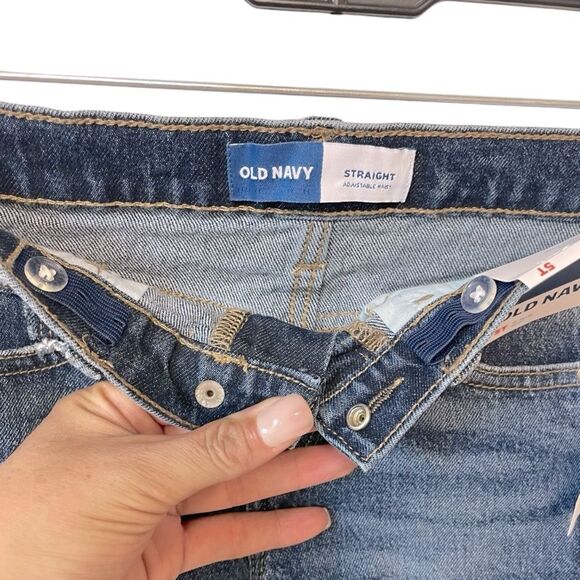 Old Navy Slim Straight Adjustable Waist Jeans- 5T - Picture 6 of 6